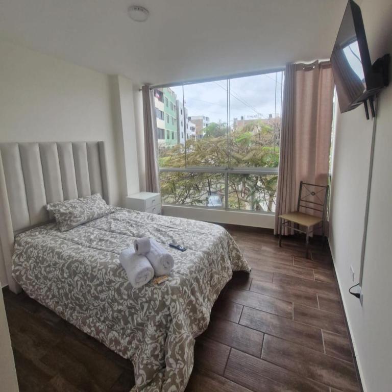 Apartamento de 2 habitaciones con balcón y Wifi - Two-Bedroom Apartment with Balcony - 3
