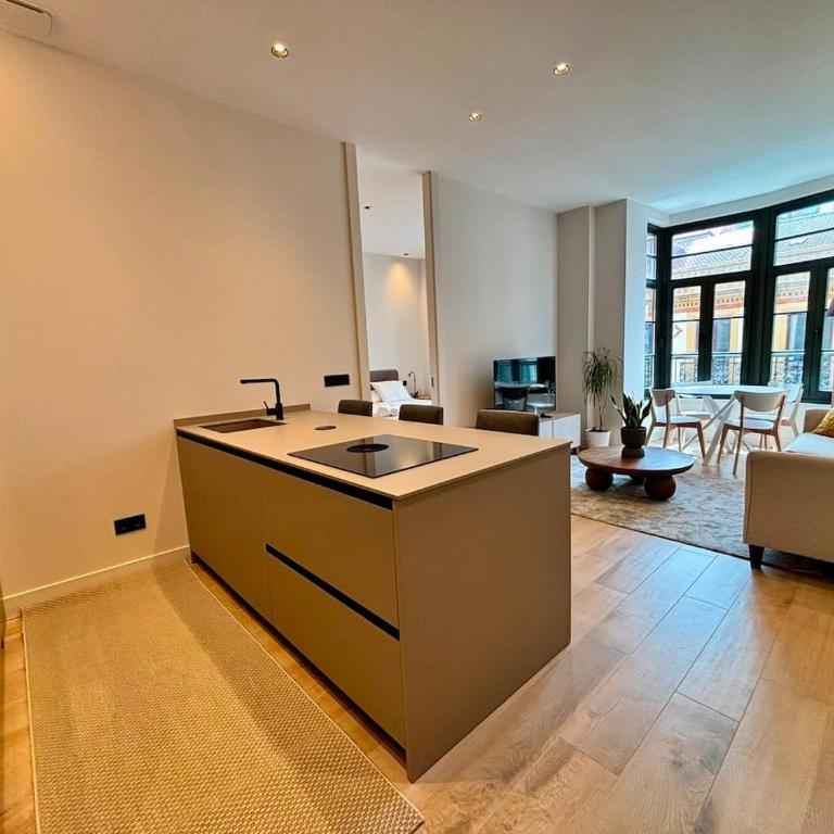 Espectacular apartamento en el centro de Gijón, a 3min de la Playa de San Lorenzo - Apartamento de 2 dormitorios - 1