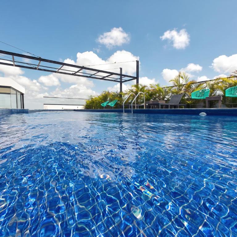 Studio mit Pool, King-Size Bed, Balkon - Appartement 1 Chambre - 3