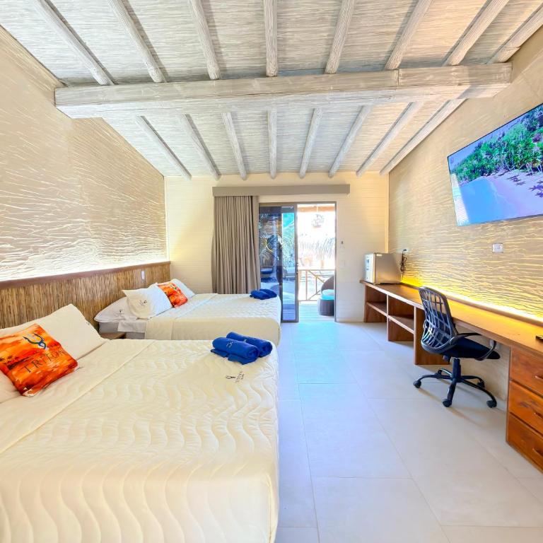 Tritonia Island Tintipán - Habitación Doble Deluxe - 2 camas dobles - 6