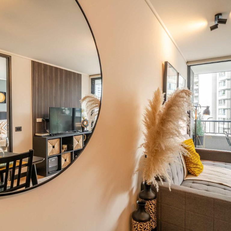 HOM I A Pasos Del Metro Nuble Depto 2PAX en Nunoa - Apartment - 15