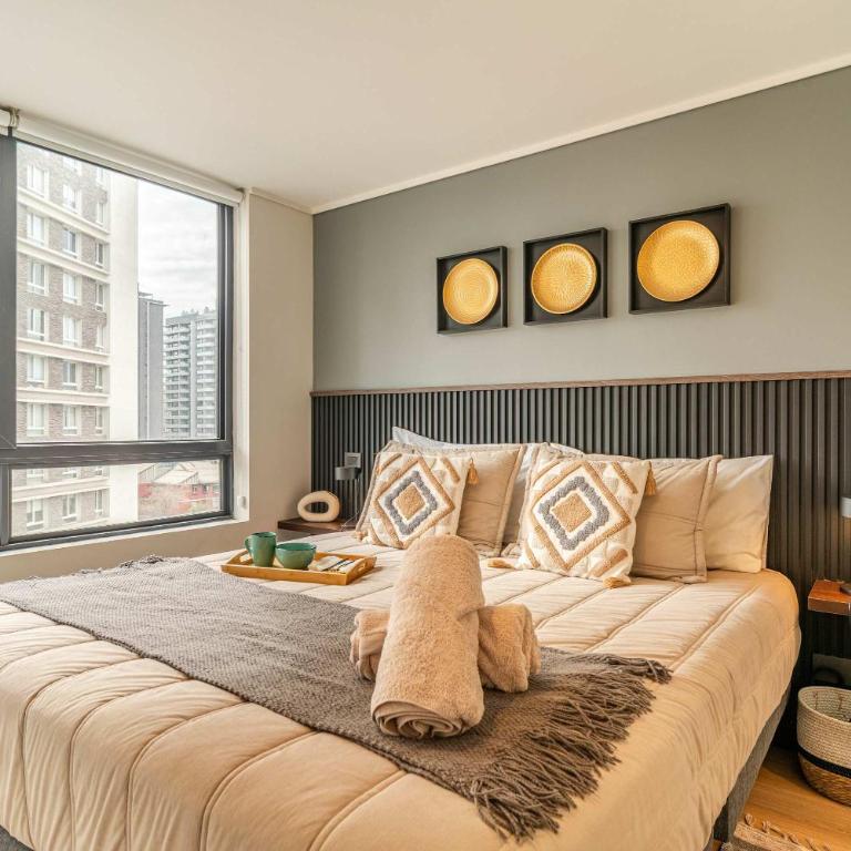 HOM I A Pasos Del Metro Nuble Depto 2PAX en Nunoa - Apartment - 1