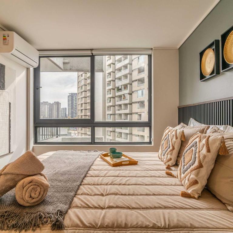 HOM I A Pasos Del Metro Nuble Depto 2PAX en Nunoa - Apartment - 20