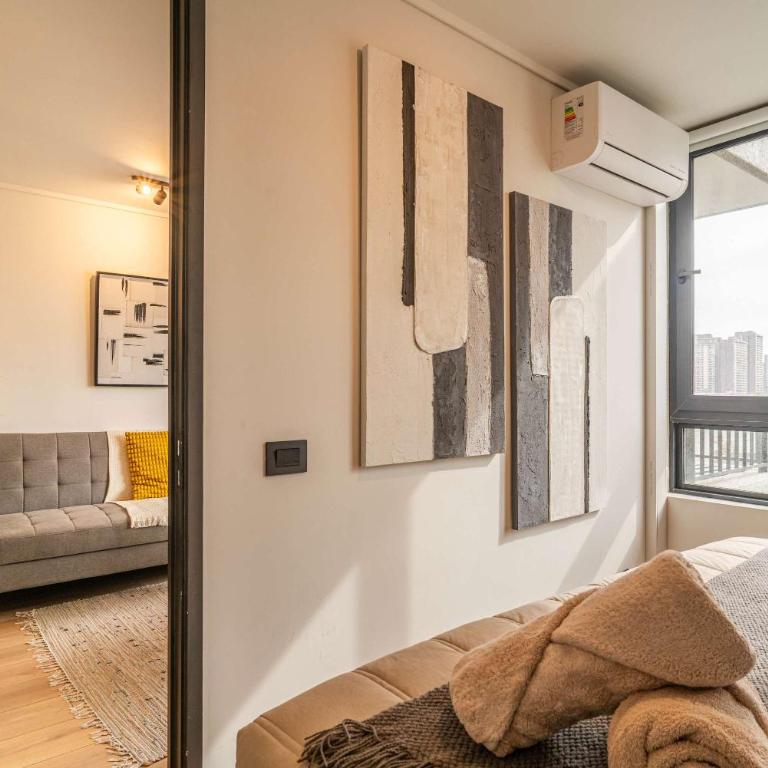 HOM I A Pasos Del Metro Nuble Depto 2PAX en Nunoa - Apartment - 22