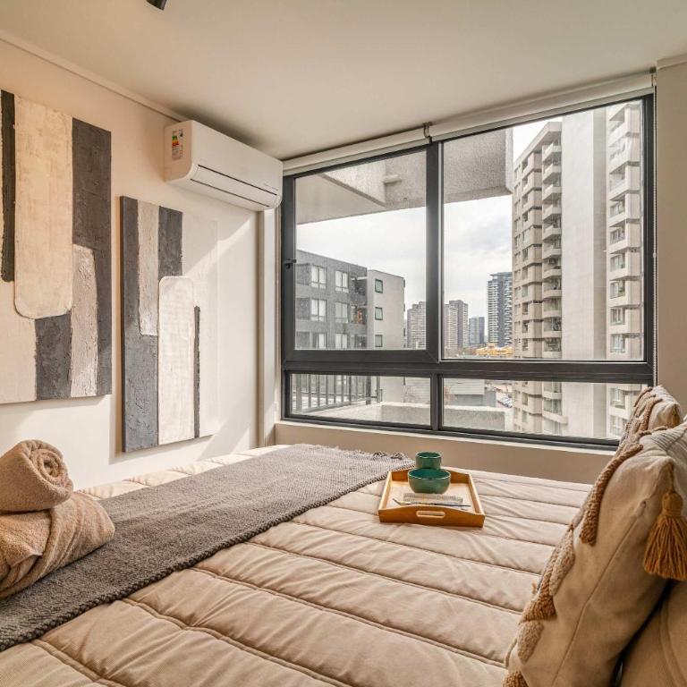 HOM I A Pasos Del Metro Nuble Depto 2PAX en Nunoa - Apartment - 23