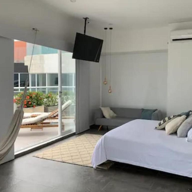 Penthouse luxury cartagena con vista al mar, piscina y capacidad para 12 personas - Four-Bedroom Platinum Apartment - 33