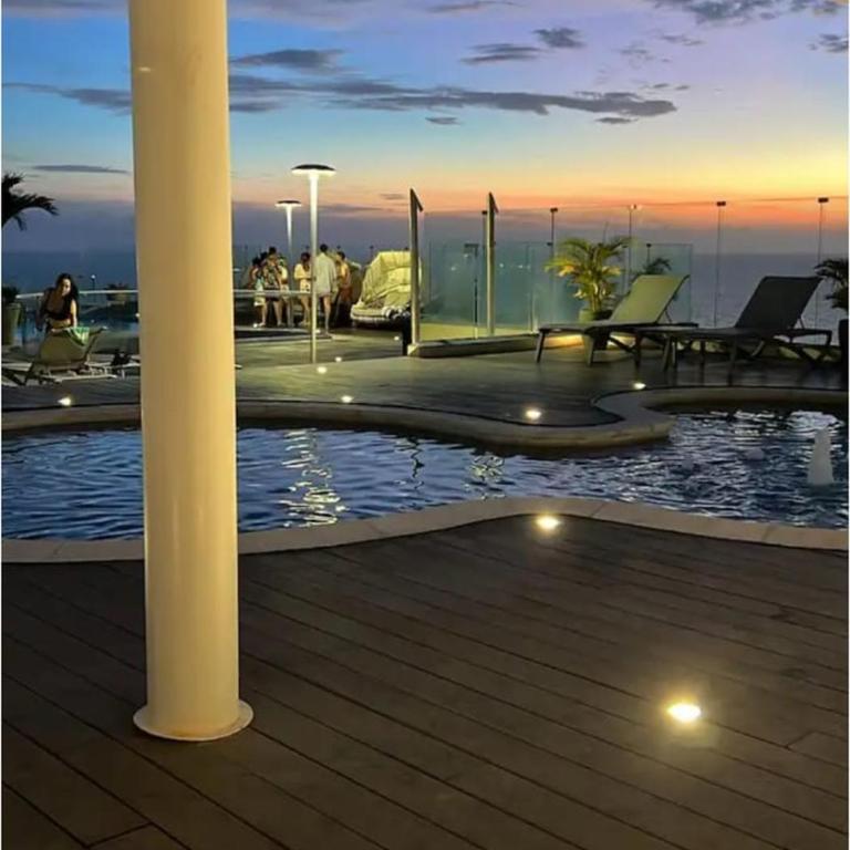 Penthouse luxury cartagena con vista al mar, piscina y capacidad para 12 personas - Four-Bedroom Platinum Apartment - 59