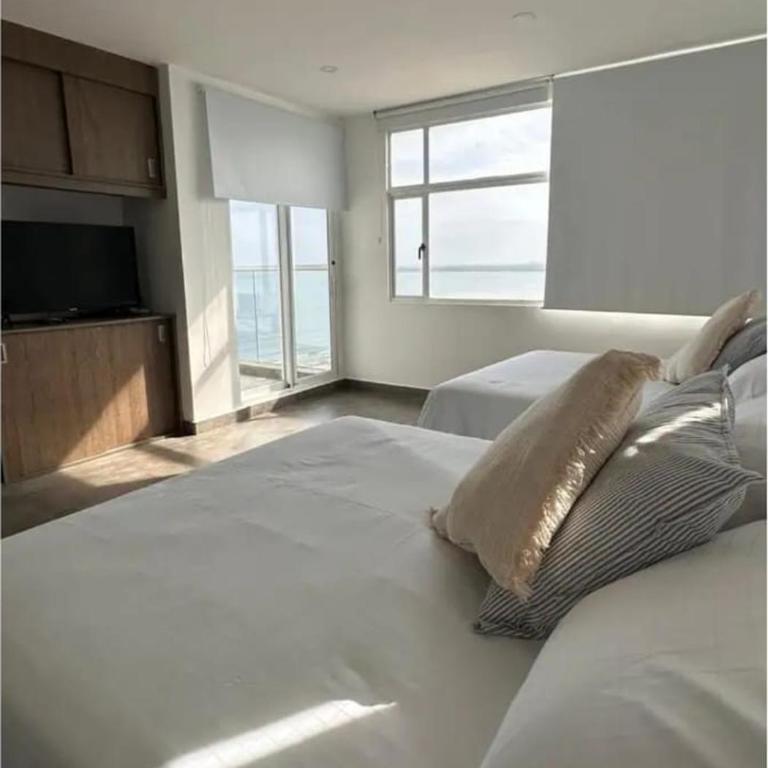Penthouse luxury cartagena con vista al mar, piscina y capacidad para 12 personas - Four-Bedroom Platinum Apartment - 62