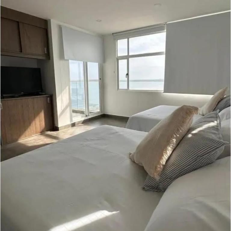 Penthouse luxury cartagena con vista al mar, piscina y capacidad para 12 personas - Four-Bedroom Platinum Apartment - 88