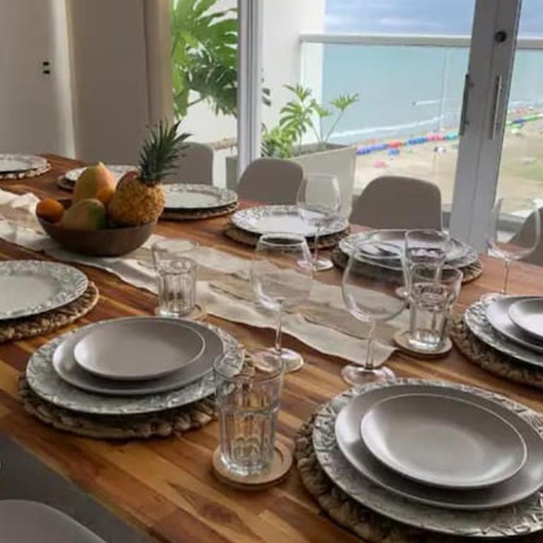 Penthouse luxury cartagena con vista al mar, piscina y capacidad para 12 personas - Four-Bedroom Platinum Apartment - 89