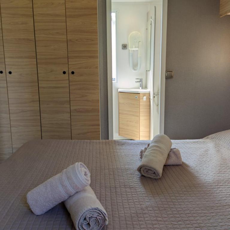 Wild West-style accommodation featuring 2 mobile homes and 2 huts - Casa Mobile - 59
