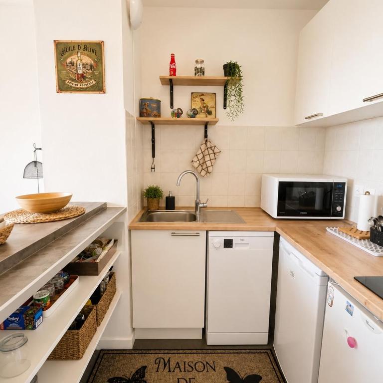 Les Pins Bleus, T2, 4p, AC, PK, Plage et Piscine - Apartment mit 1 Schlafzimmer - 8