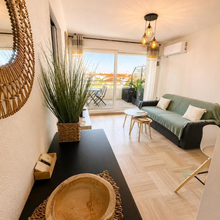 Les Pins Bleus, T2, 4p, AC, PK, Plage et Piscine - Apartment mit 1 Schlafzimmer - 1