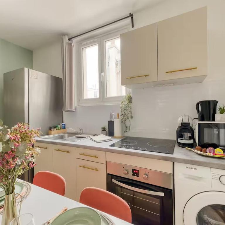 Le Marcellin - Proche Paris - 4 Personnes - Appartement 2 Chambres - 15