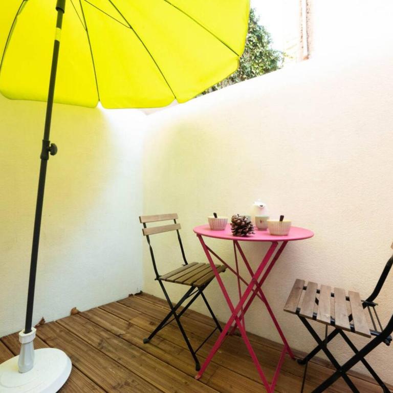 La coquille - terrasse et climatisation en centre ville - gare Saint Roch - Appartamento con 1 Camera da Letto - 9