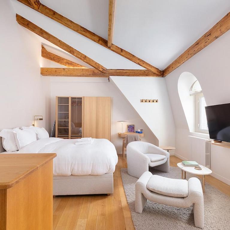 Modern suite near Champs Elysées - AC equipped - Apartamento de 1 dormitorio - 6