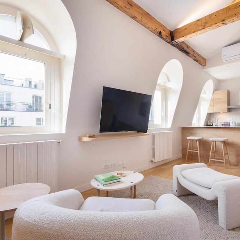 Modern suite near Champs Elysées - AC equipped - Apartamento de 1 dormitorio - 26