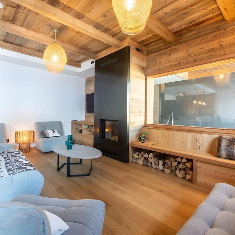 Chalet Picarvan piscine intérieure - Appartement Supérieur avec Balcon - 3
