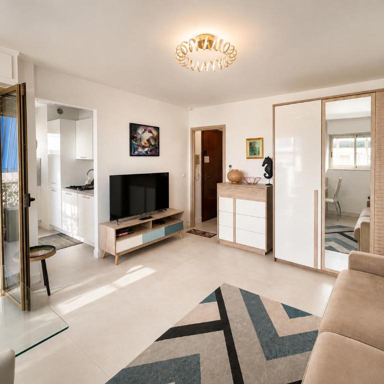 L'Hippocampe, Palm Beach, Studio, 2P, AC, Terrace - Appartement 1 Chambre - 12