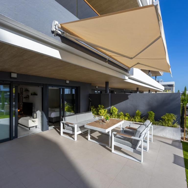 Lagoons - Resort moderno con deporte y bienestar - Apartment mit Poolblick - 19