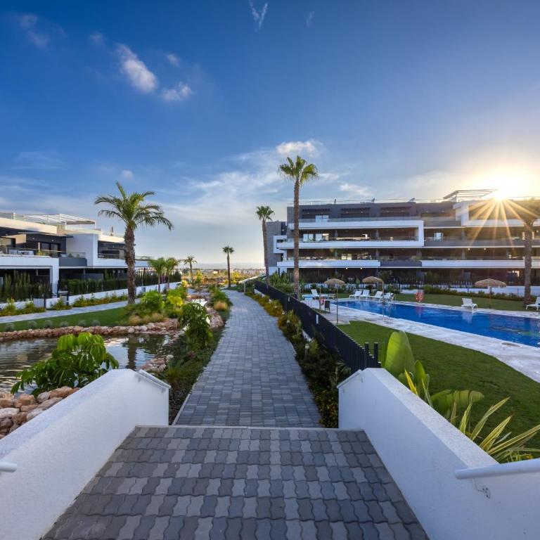 Lagoons - Resort moderno con deporte y bienestar - Apartment mit Poolblick - 20