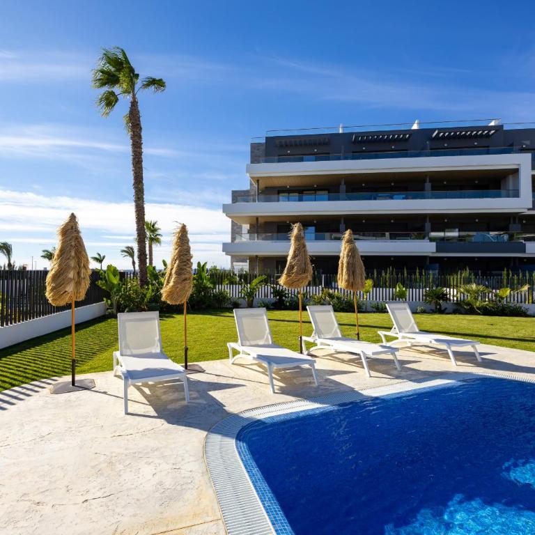 Lagoons - Resort moderno con deporte y bienestar - Apartment mit Poolblick - 22