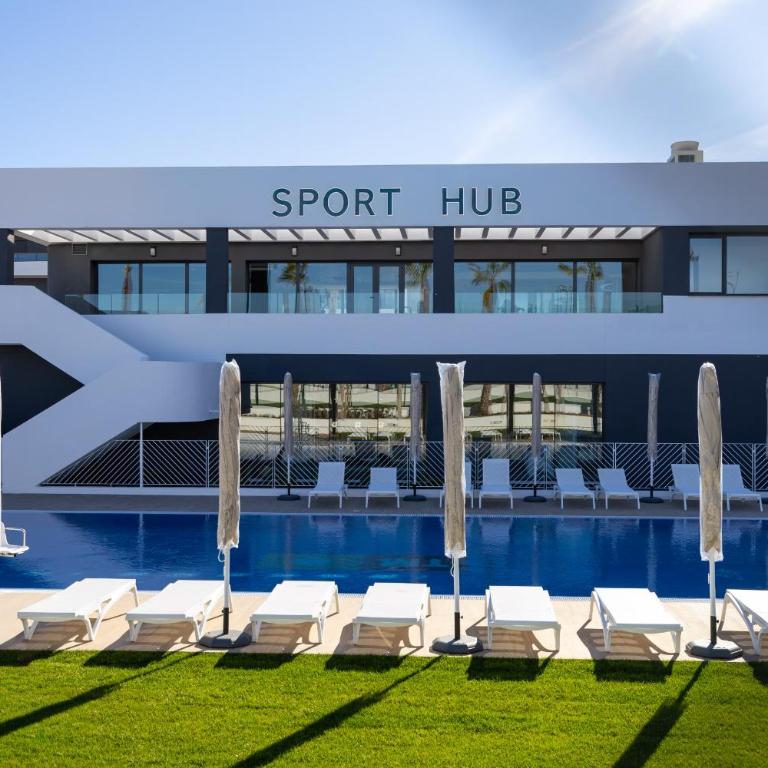 Lagoons - Resort moderno con deporte y bienestar - Apartment mit Poolblick - 27