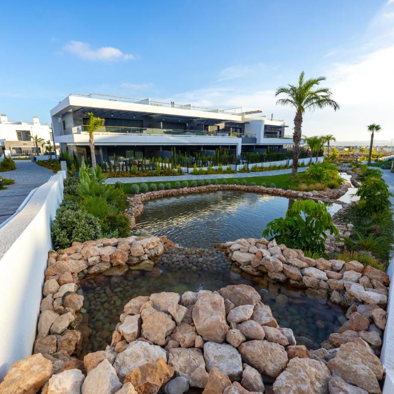 Lagoons - Resort moderno con deporte y bienestar - Apartment mit Poolblick - 39