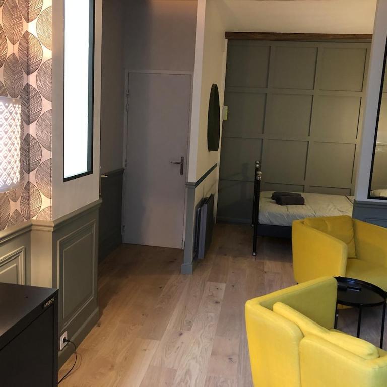 Studio Charme & Confort - Tout équipé, au cœur de Dijon - Apartamento Estudio con cama grande - 2