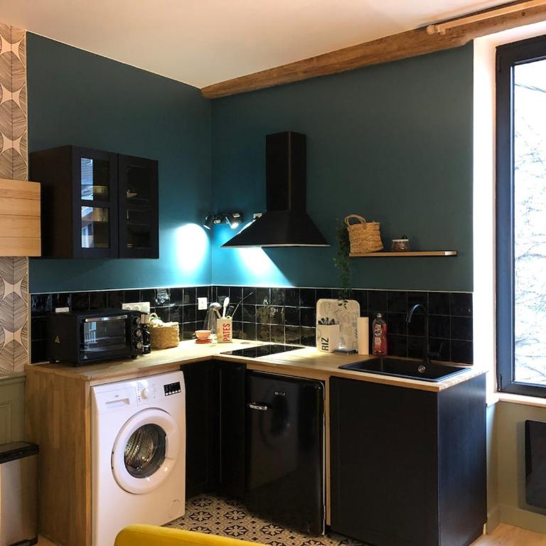 Studio Charme & Confort - Tout équipé, au cœur de Dijon - Apartamento Estudio con cama grande - 17