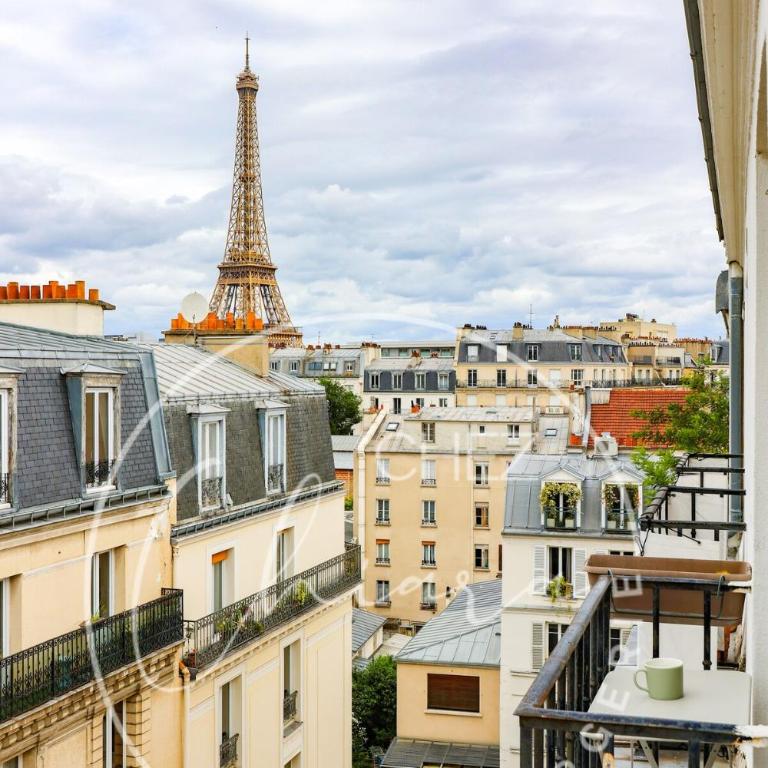 Lovely stay in Paris Eiffel Tower magic view! - Appartement 1 Chambre - 14