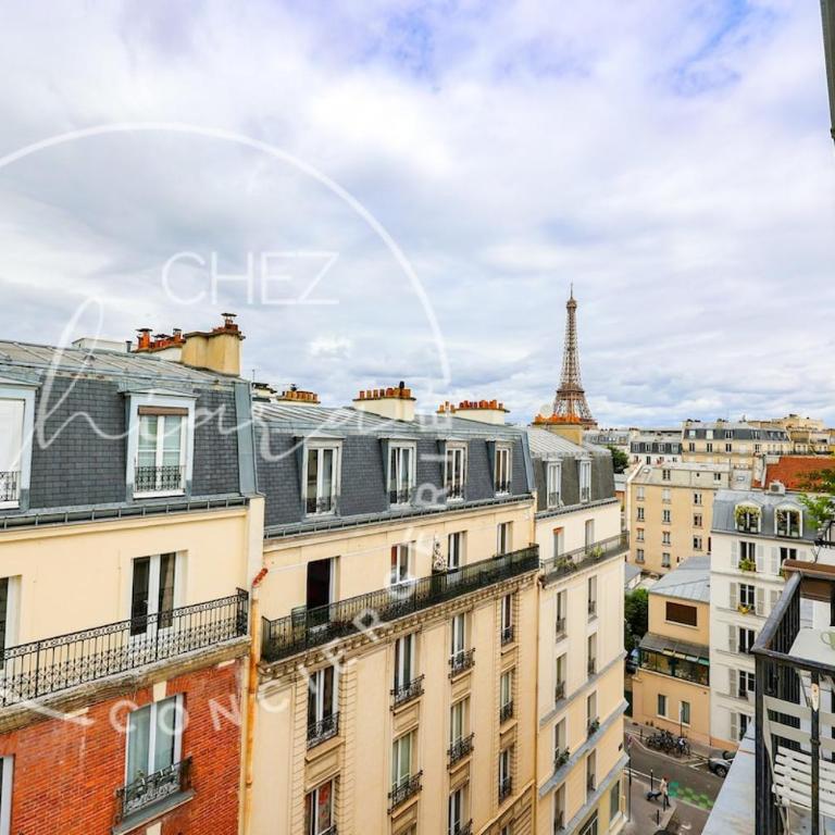 Lovely stay in Paris Eiffel Tower magic view! - Appartement 1 Chambre - 24