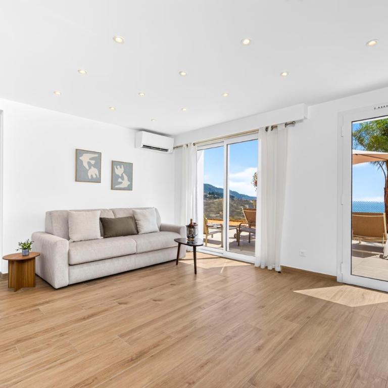 MADONE - Agréable 3 pièces - Menton - Vue mer - Parking - Appartement 2 Chambres avec Terrasse et Vue sur la Mer - 38