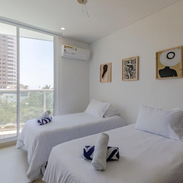 Moderno apartamento en Playa Salguero - Three-Bedroom Apartment with View - 29