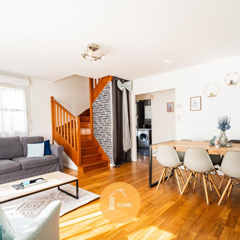 Duplex Le G - Reine des neiges 10 min Disney Paris - Appartement 3 Chambres - 5