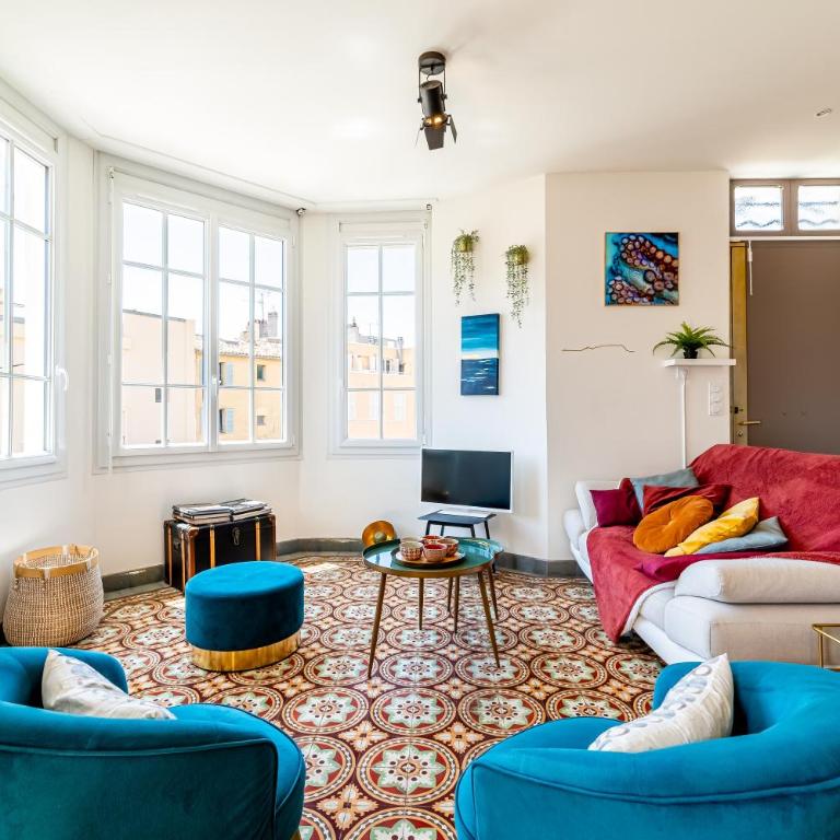 Les Oliviers, Charme & vue mer par dodo à Cassis - Apartment mit 2 Schlafzimmern - 6