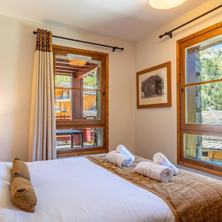 Large 2 Bed Apartment - Arc 1950 - Sunny Balcony, View Mont Blanc - Appartamento con 2 Camere da Letto - 12
