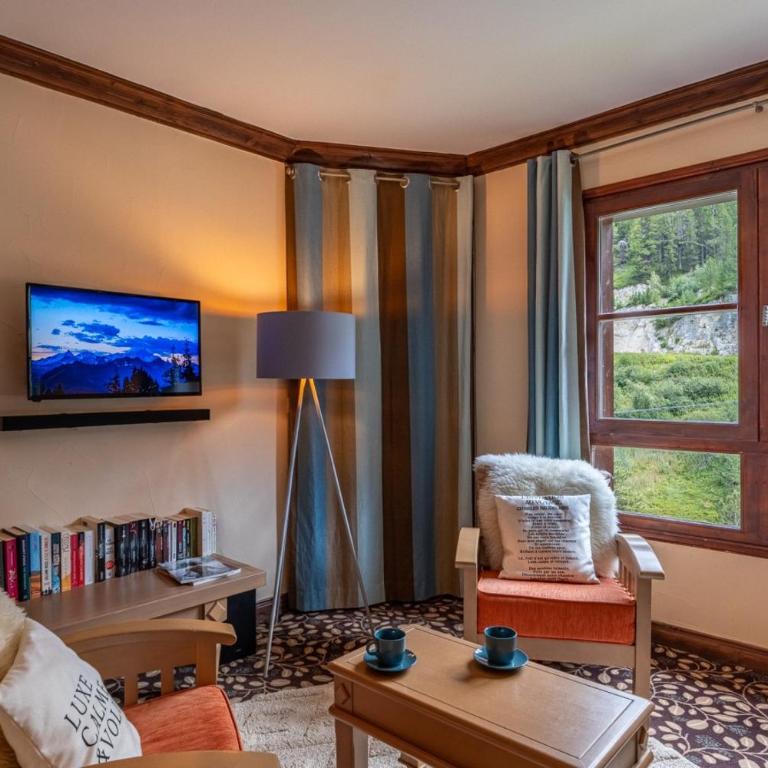 Sunny 1 Bed Apartment with Mountain View - Arc 1950 - Manoir Savoie - Appartement - 8
