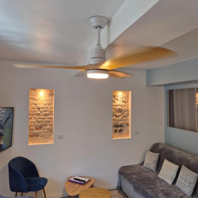 L établissement LA PLAGE A 2 PAS vous propose, 3 Appartements DEUX chambres, 1 appartement une pièce avec CLIMATISEUR ,Dans les apparts Netflix, lits faits à votre arrivée, serviettes de toilette, Ménage, Wifi, en hyper centre ,Plage à 100m, BOX à Vélos - Appartement 2 Chambres - 10