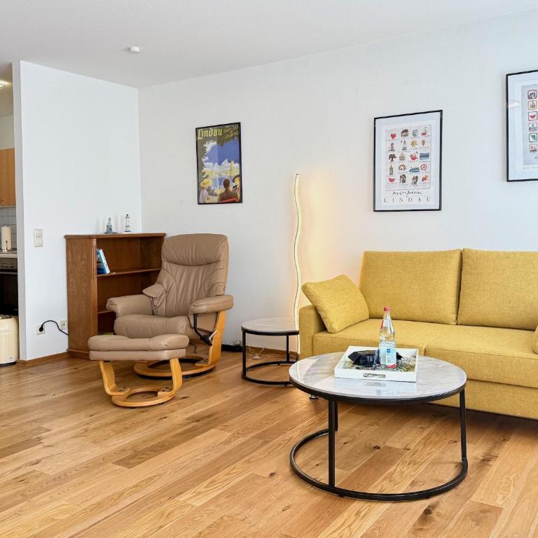 Ferienwohnung Inselwohnung - Auszeit am kleinen See auf der Insel Lindau - Apartment mit 1 Schlafzimmer - 3