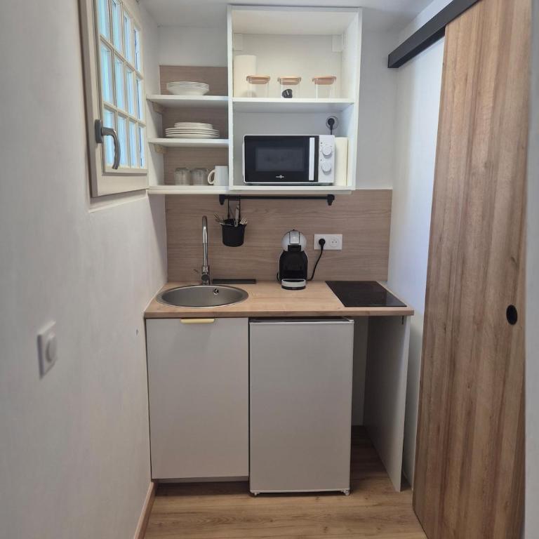 Studio de charme au coeur du vieux Rouen Calme et jardin - Appartamento con 1 Camera da Letto - 14