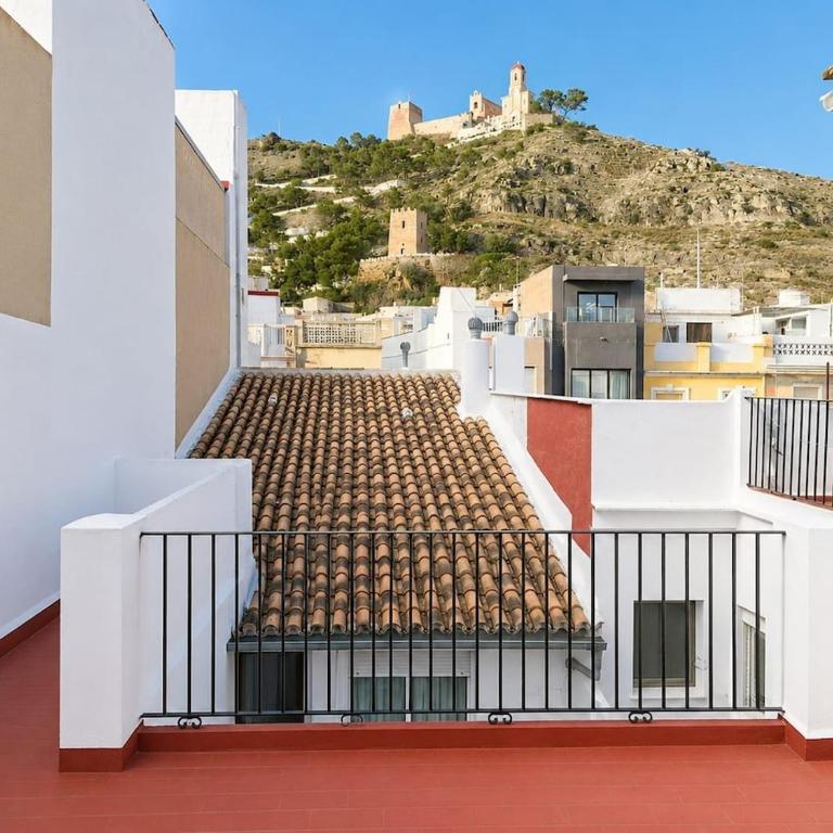 Casa señorial vistas al castillo terraza y ac - Casa - 15