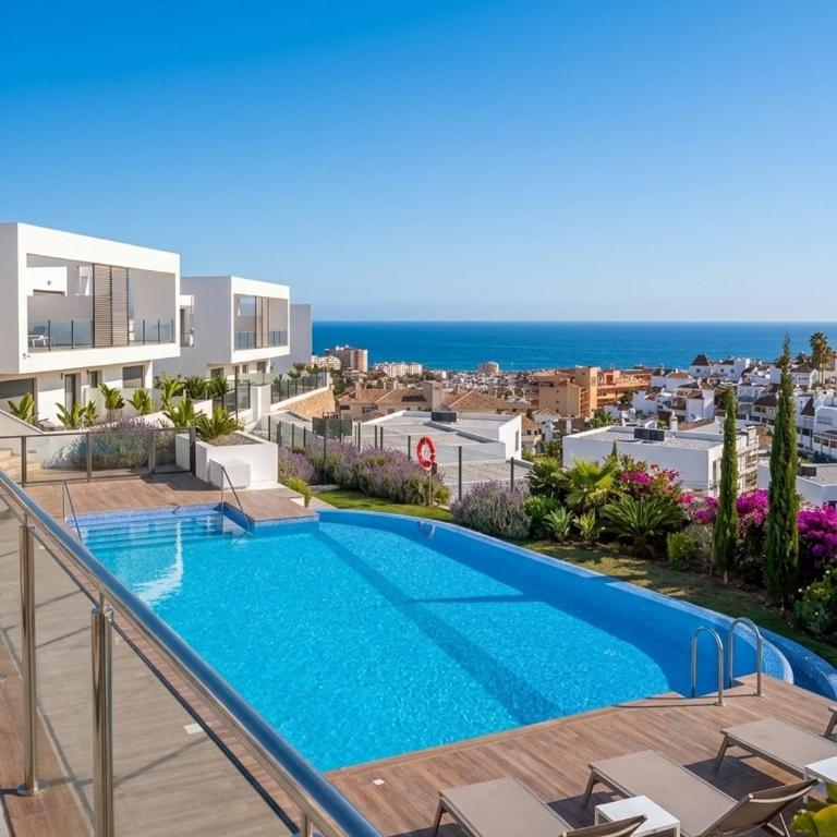 House in Mijas whit SeaViews Pool and PrivateTerrace - Three-Bedroom Villa - 19