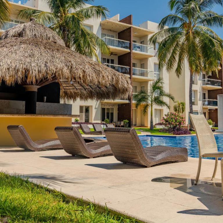Acapulco Getaway Pool & Jacuzzi 2 BR - Apartment mit 2 Schlafzimmern - 10