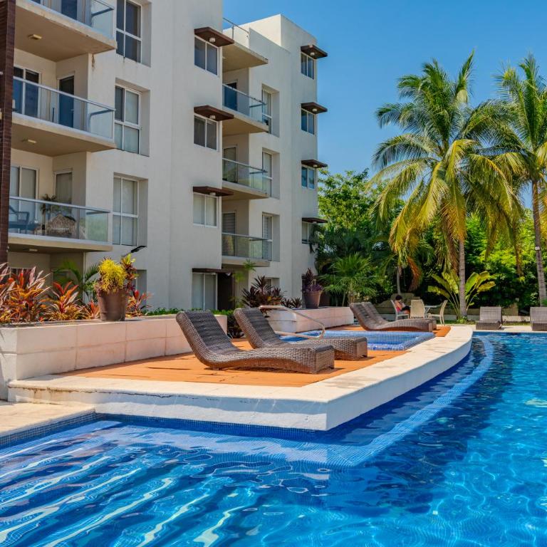 Acapulco Getaway Pool & Jacuzzi 2 BR - Apartment mit 2 Schlafzimmern - 13