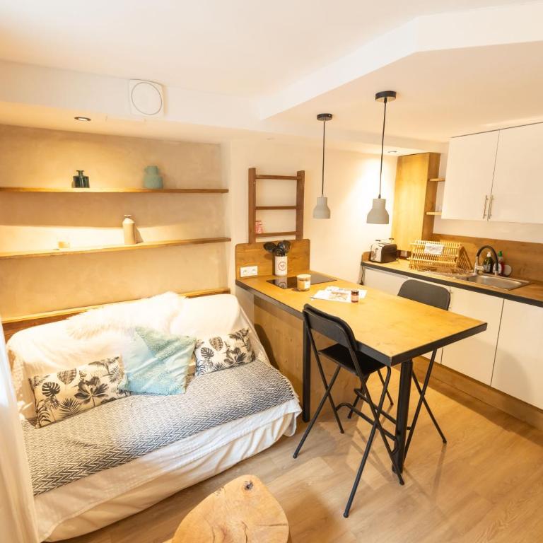 Joli studio moderne entièrement rénové - Guillestre - Risoul - Vars - Appartement 1 Chambre - 4