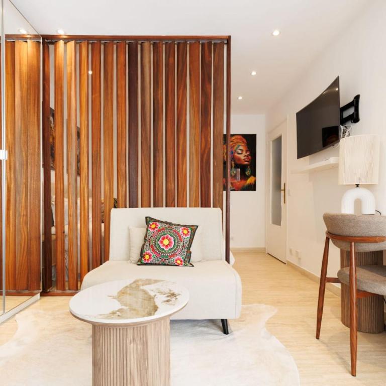 140m of palace of festival#Croisette#beach#city centre Cannes#Palace#aircondition#free WiFI#Private#elevator#terras - Appartement 1 Chambre - 8