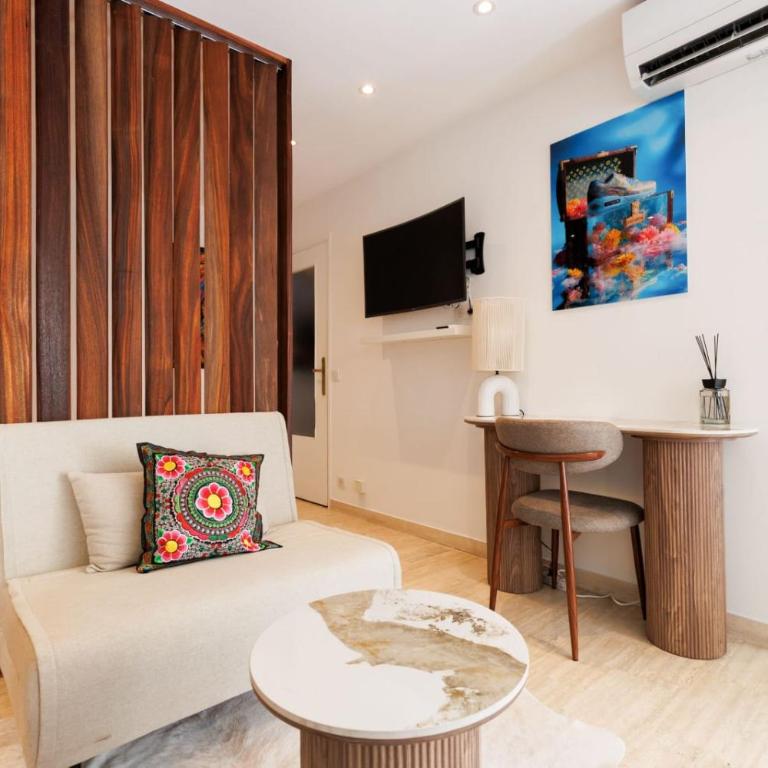 140m of palace of festival#Croisette#beach#city centre Cannes#Palace#aircondition#free WiFI#Private#elevator#terras - Appartement 1 Chambre - 25