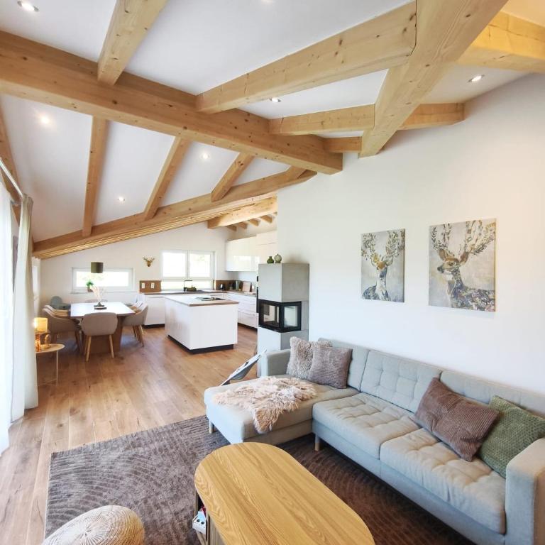 Entspannt & Aktiv Allgäu für Gruppen & Familien - biken & wandern - Weitblick & Kamin by LINGER Homes - Deluxe Apartment mit 2 Schlafzimmern - 20