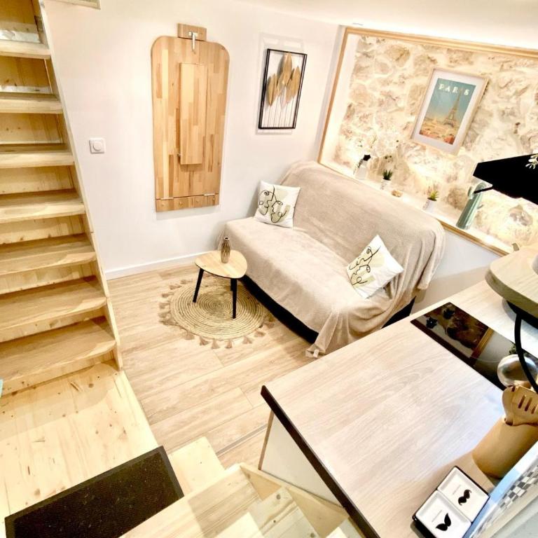 Le Marais Paris Centre Studio atypique - Studio avec Canapé-Lit - 4